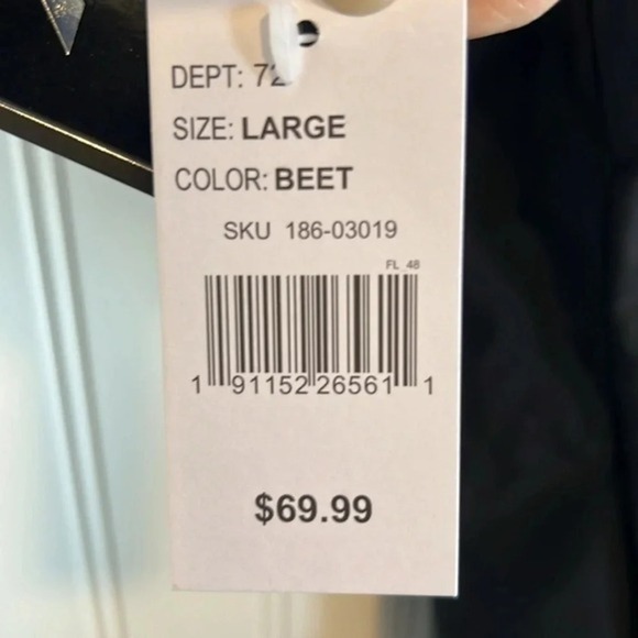 Zeroxposur swimsuit one piece women's size large NWT Purple black white gray - Picture 6 of 9